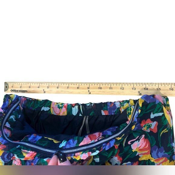 Anthropologie The Somerset Strapless Maxi Dress Size XL Blue Pattern Pockets - Picture 13 of 14